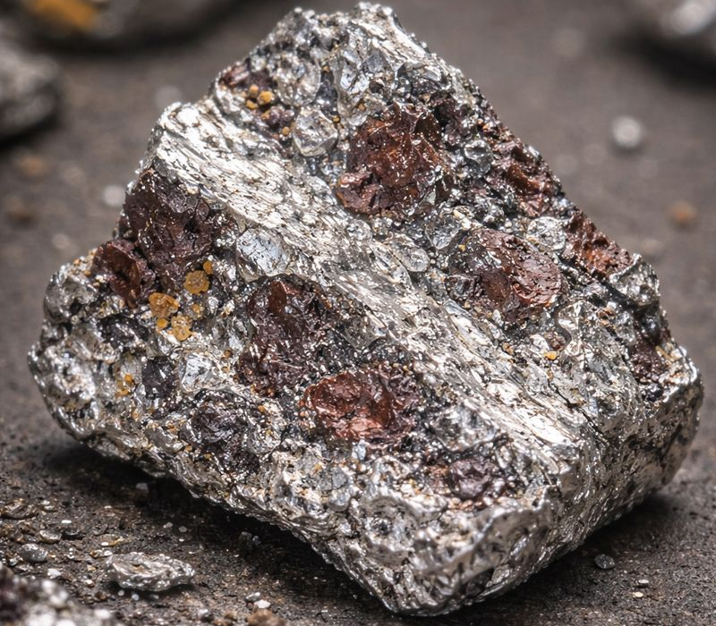 Cassiterite tin ore