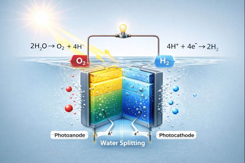 Photoelectrochemical water splitting