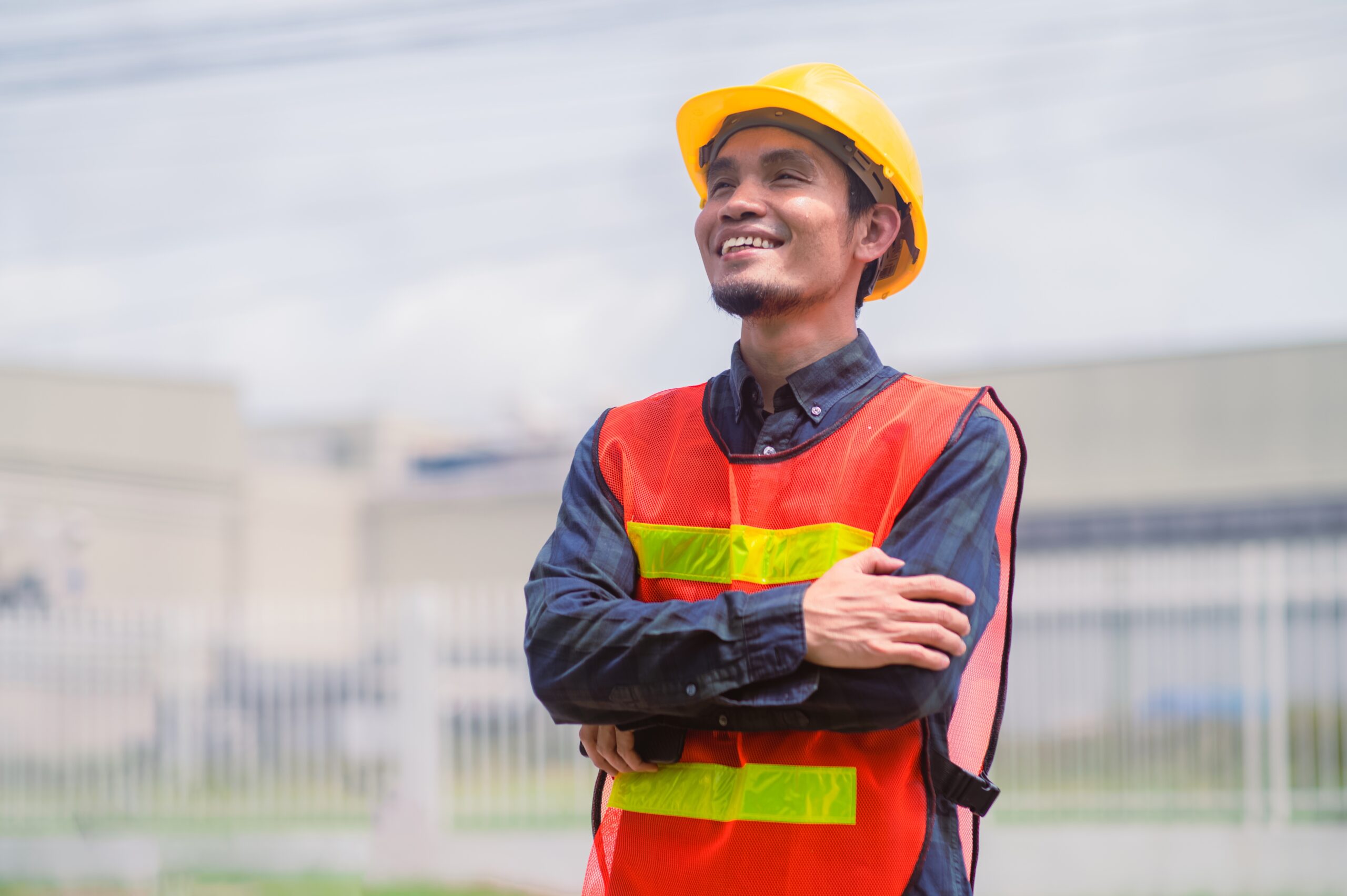 Asian,Engineer,Construction,Confident,On,Site,Building,And,Survey,Civil